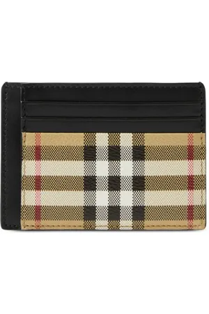Burberry Check-pattern cardholder