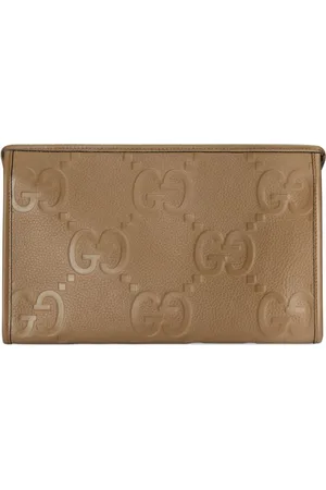 Gucci Jumbo GG leather pouch