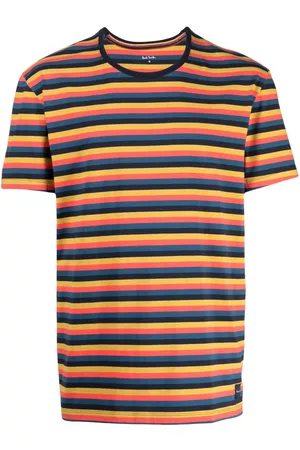 Paul Smith Homem T-shirts & Manga Curta - Striped cotton T-shirt