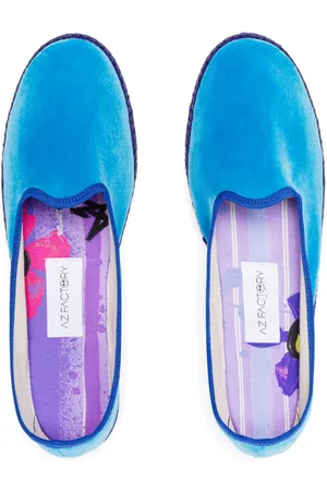 AZ FACTORY Mulher Pantufas - Contrasting-trim velvet slippers