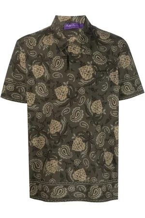 Ralph Lauren Homem Camisa Formal - Paisley-print polo shirt
