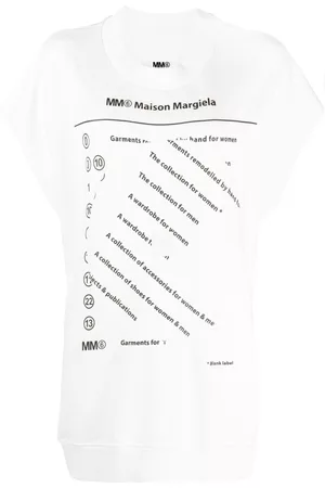 Maison Margiela Mulher T-shirts & Manga Curta - Logo-print short-sleeve T-shirt
