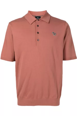Paul Smith Homem Camisa Formal - Logo-patch organic cotton polo shirt