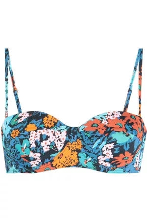 Paul Smith Mulher Biquini Parte de Cima - Floral-print bikini top