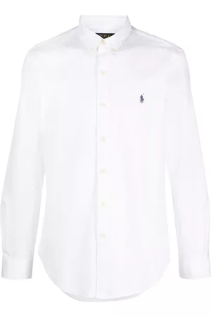 Ralph Lauren Homem Camisa Formal - Embroidered-logo cotton shirt