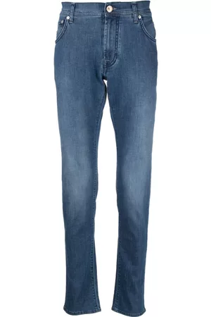 corneliani Homem Calças de ganga Slim - Low-rise slim-cut jeans