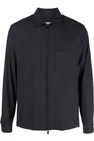 corneliani Homem Camisas de Algodao - Wool-blend shirt jacket