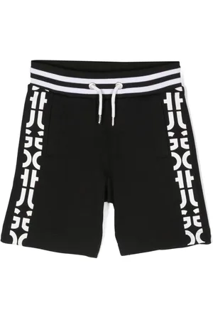 HUGO BOSS Logo-print track shorts