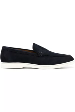 Paul Warmer Homem Oxford & Moccassins - Decorative-stitching suede loafers