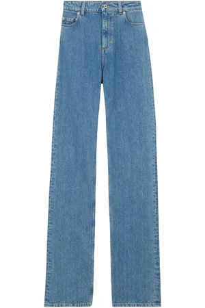 Burberry High-waist straight-leg jeans