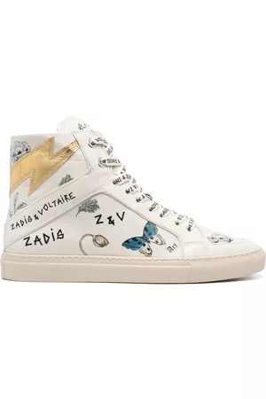 Zadig & Voltaire Mulher Tops de Renda - High Flash high-top sneakers