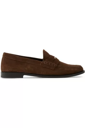Burberry Homem Oxford & Moccassins - Coin-detail penny loafers