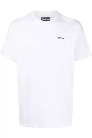 Barbour Homem T-shirts & Manga Curta - Logo-print chest-pocket T-shirt