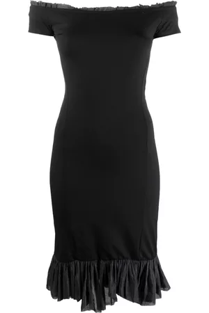 Maison Margiela Mulher Vestidos Assimétricos - Asymmetric off-shoulder dress