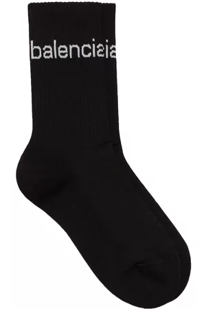 Balenciaga Homem Meias - Bal.com intarsia-knit socks