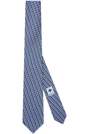 Gucci Homem Laços de Colarinho - Monogram silk tie