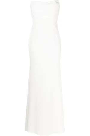 RACHEL GILBERT Arlo strapless flared gown