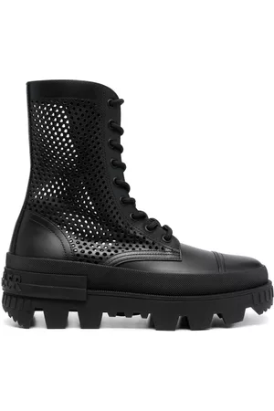 Moncler Mulher Botins - Carinne perforated ankle boots