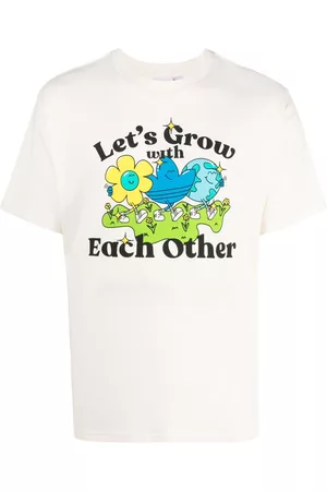 adidas Homem T-shirts & Manga Curta - Graphic-print cotton T-shirt
