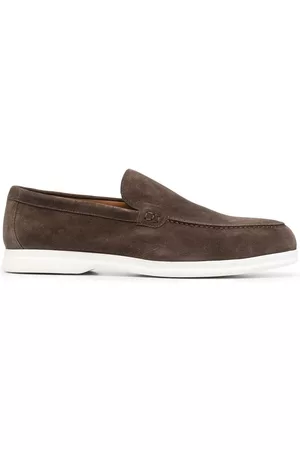 Doucal's Homem Oxford & Moccassins - Smooth suede loafers
