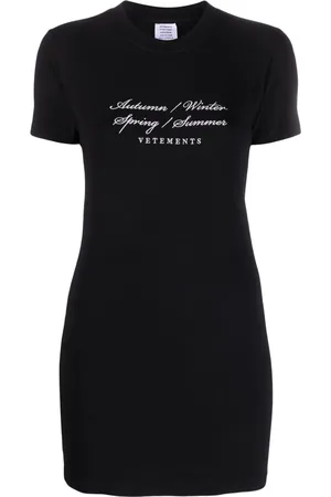 Vetements Graphic-print T-shirt minidress