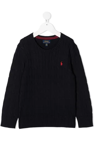 Ralph Lauren Long-sleeved embroidered logo jumper