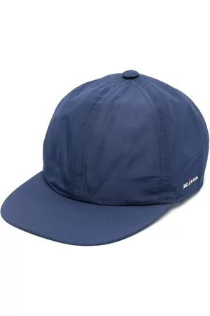 Kiton Homem Chapéus - Logo-embroidered flat-peak cap