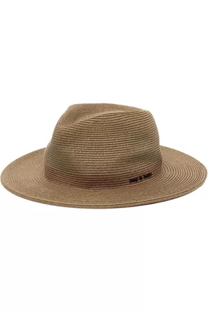 RAG&BONE Mulher Chapéus - Logo-plaque woven Panama hat