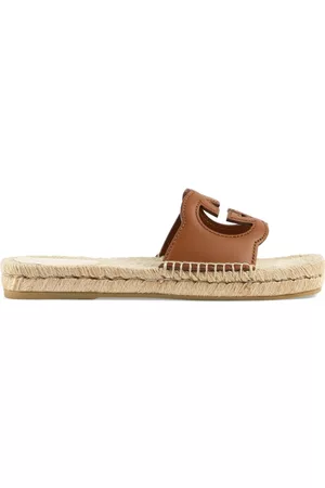 Gucci Mulher Alpercatas - Interlocking-G cut-out espadrilles