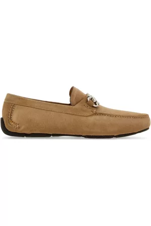 Salvatore Ferragamo Homem Oxford & Moccassins - Driver Gancini-buckle leather loafers