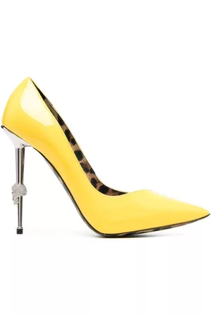 Philipp Plein Mulher Plataformas - Decollete 120mm patent pumps