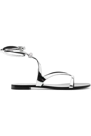 ALEXANDRE VAUTHIER Mulher Sapatos Rasos - Crystal-embellished flat sandals