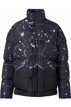 Burberry Homem Casacos de Ganga - Geometric print puffer jacket