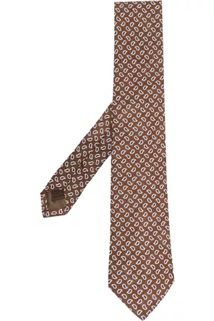 Church's Homem Laços de Colarinho - Graphic-print linen tie