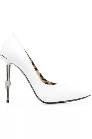 Philipp Plein Mulher Plataformas - Decollete 120mm patent pumps