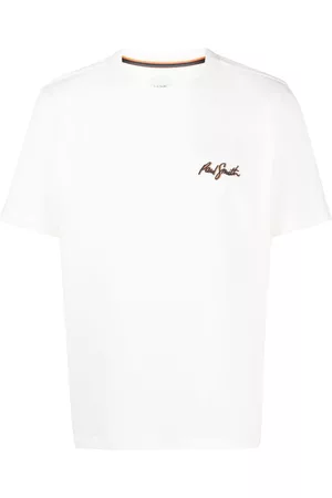 Paul Smith Homem T-shirts & Manga Curta - Logo-print organic-cotton T-shirt