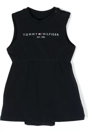 Tommy Hilfiger Vestidos - Sleeveless logo-print dress