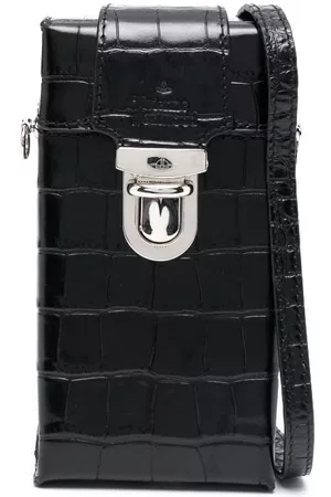 Vivienne Westwood Homem Phones - Orb-embossed phone pouch