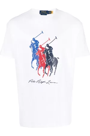 Ralph Lauren Homem T-shirts & Manga Curta - Logo-print cotton T-shirt