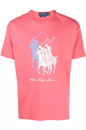 Ralph Lauren Homem T-shirts & Manga Curta - Logo-print cotton T-shirt