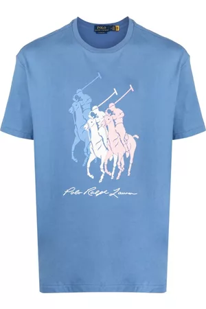 Ralph Lauren Homem T-shirts & Manga Curta - Logo-print cotton T-shirt