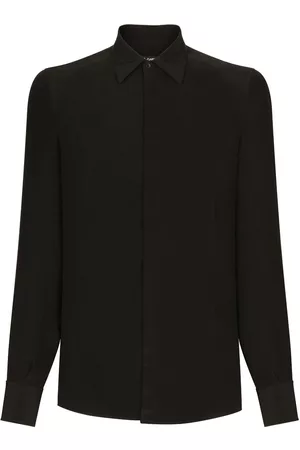 Dolce & Gabbana Homem Camisa Formal - Classic-collar button-up silk shirt