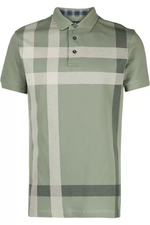Barbour Homem Camisa Formal - Blain check-print polo shirt