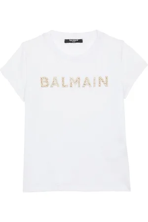 Balmain Logo-embellished cotton T-shirt