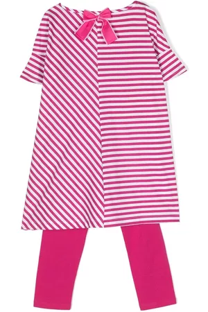 Il gufo Menina Conjunto Infantil - Stripe-pattern cotton set