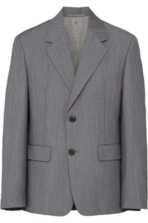 Prada Single-breasted mohair-wool blazer
