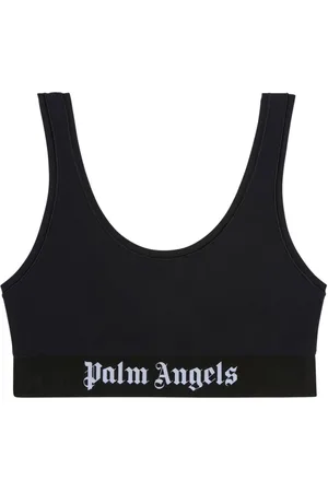 Palm Angels Logo print sports bra