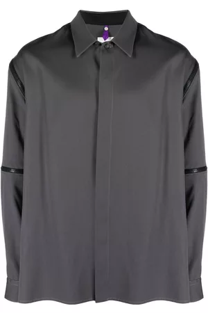 OAMC Homem Camisa Formal - Detachable-sleeves wool shirt
