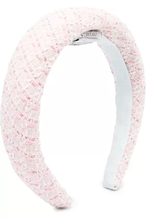 Simonetta Menina Acessórios de Cabelo - Tweed curved-peak hairband