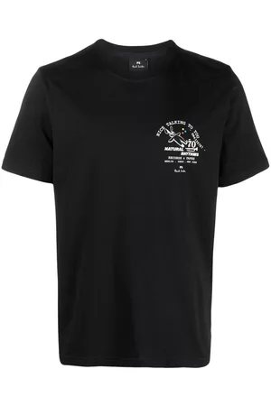 Paul Smith Homem T-shirts & Manga Curta - Graphic-print organic cotton T-shirt